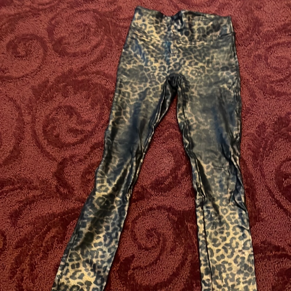 Spanx animal print leggings